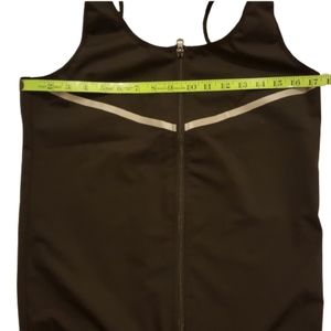 Sweat Vest, Waist Trainer, Men and Women with Zipper, black